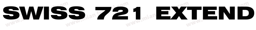 SWISS 721 EXTENDED BT字体转换